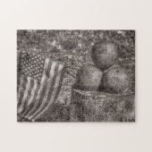 Amerikaanse Cannon Balls  Legpuzzel (Horizontaal)
