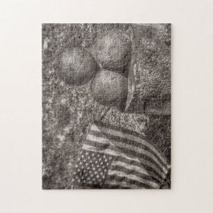 Amerikaanse Cannon Balls  Legpuzzel
