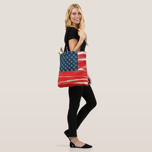 Amerikaanse Canvas tas (Op model)