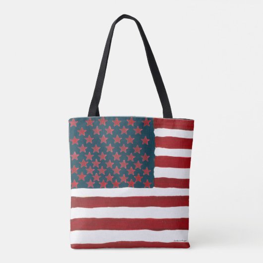 Amerikaanse Canvas tas (Achterkant)