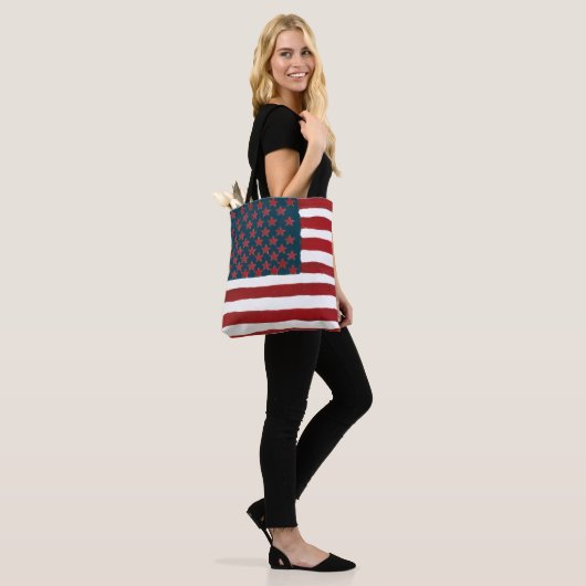 Amerikaanse Canvas tas (Op model)