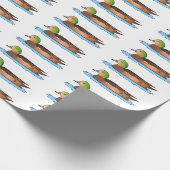 Amerikaanse cartoon cadeaupapier (Hoek)