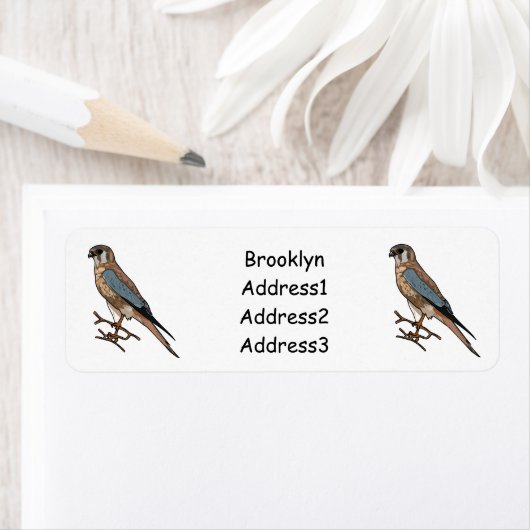 Amerikaanse cartoon etiket (Insitu)