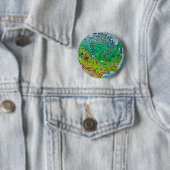 Amerikaanse Cartoon Map Ronde Button 5,7 Cm (In situ)