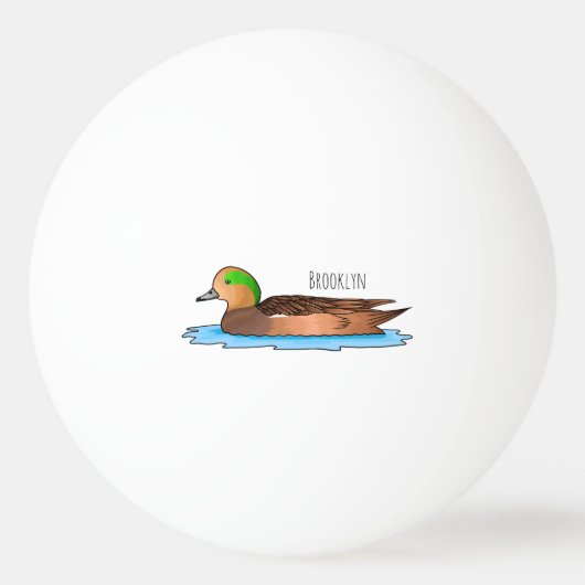 Amerikaanse cartoon pingpongbal (Voorkant)