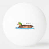 Amerikaanse cartoon pingpongbal (Achterkant)