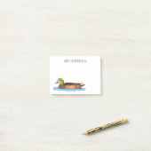 Amerikaanse cartoon post-it® notes (Op bureau)