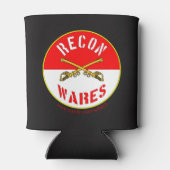 Amerikaanse cavalerie kan gezellig blikjeskoeler (Achterkant)