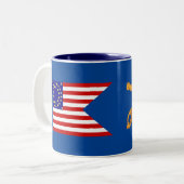 Amerikaanse cavalerie mok (Voorkant links)