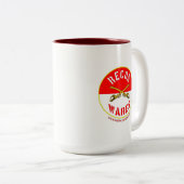 Amerikaanse Cavalry Two-Tone Mok (Voorkant rechts)