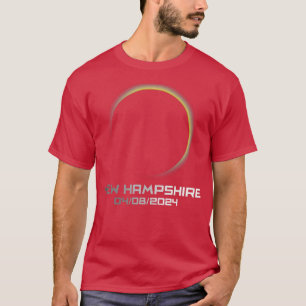 Amerikaanse centrale bank Solar Eclipse New Hampsh T-shirt