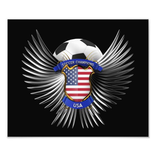 Amerikaanse champions foto afdruk (Voorkant)