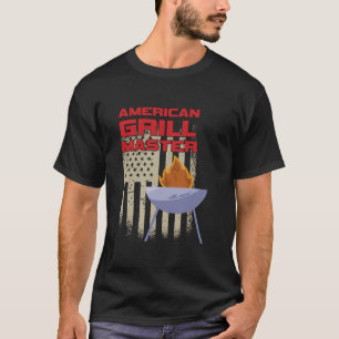 Amerikaanse chef-kok Grill Master Verenigde Staten T-shirt