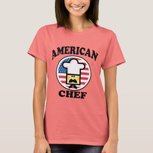 Amerikaanse Chef T-shirt (Voorkant)