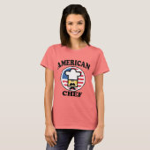 Amerikaanse Chef T-shirt (Voorkant volledig)