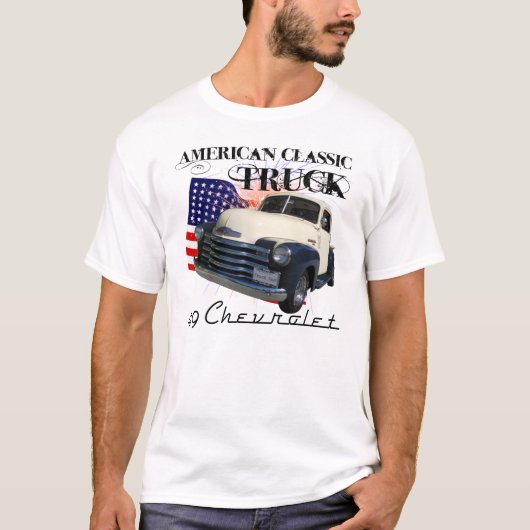Amerikaanse Chevy Truck uit 1949 T-shirt (Voorkant)