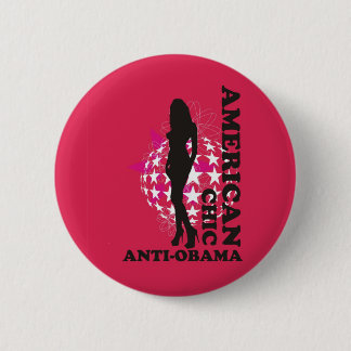 AMERIKAANSE CHIC - ANTI OBAMA - 001 RONDE BUTTON 5,7 CM