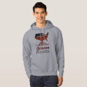 Amerikaanse Chinese wortels Hoodie (Voorkant volledig)