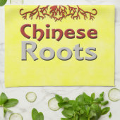 Amerikaanse Chinese wortels Theedoek (Gevouwen)