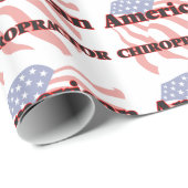 Amerikaanse chiropractor cadeaupapier (Rol Hoek)