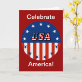 Amerikaanse Cirkel Amerikaanse vlag Vlag sterren & Kaart (Gele Bloem)