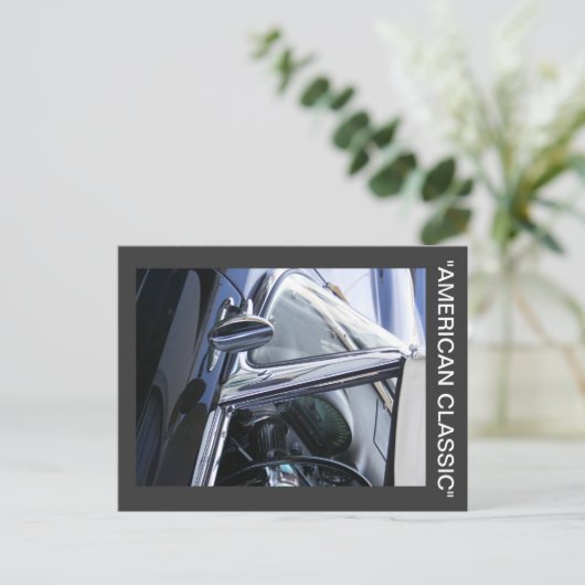 "AMERIKAANSE CLASSIC" BRIEFKAART (Staand voorkant)