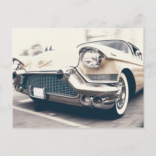 Amerikaanse Classic Cadillac Briefkaart (Voorkant)