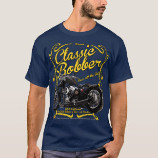 Amerikaanse Classic Custom Bobber Motorcycle T-shirt