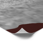 Amerikaanse Classic  Red Convertible Faux Canv Poster (Hoek)