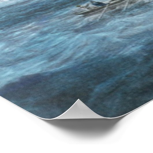 Amerikaanse Clipper Ship Nightingale in New York Poster (Hoek)