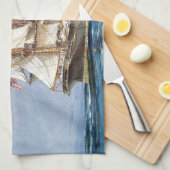 Amerikaanse Clipper Sovereign of the Zeeen Theedoek (Quarter Fold)