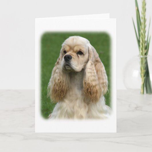 Amerikaanse Cocker Spaniel 9Y244D-035_2 Kaart (Voorkant)