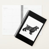 Amerikaanse Cocker Spaniel Art Waterverf Cute Dog Planner (Display)