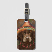 Amerikaanse Cocker Spaniel  Bagagelabel (Voorkant (verticaal))