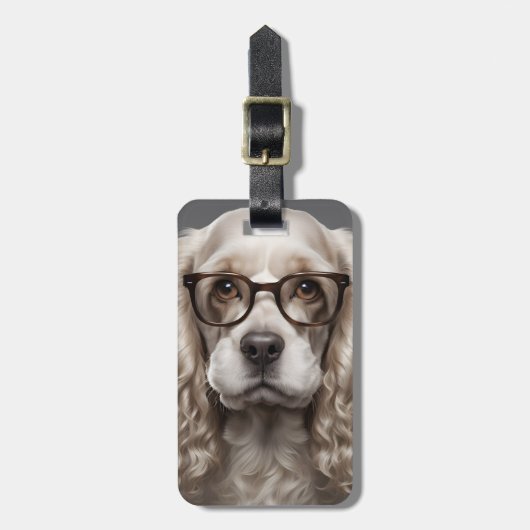 Amerikaanse Cocker Spaniel Bagagelabel (Voorkant verticaal)