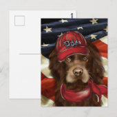 Amerikaanse Cocker Spaniel Briefkaart (Voorkant / Achterkant)