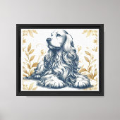 Amerikaanse Cocker Spaniel Canvas Afdruk (Voorkant)