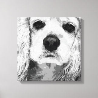 Amerikaanse Cocker Spaniel Canvas Afdruk
