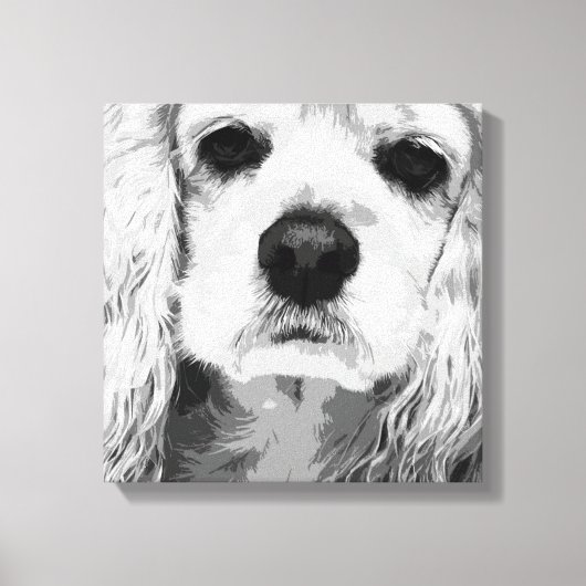 Amerikaanse Cocker Spaniel Canvas Afdruk (Voorkant)