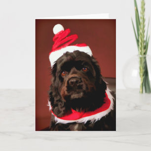 Amerikaanse Cocker Spaniel Christmas Kaart