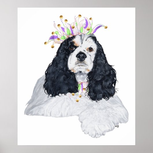 Amerikaanse Cocker Spaniel Feestbeest Poster (Voorkant)