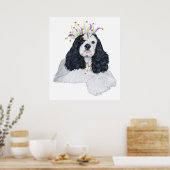 Amerikaanse Cocker Spaniel Feestbeest Poster (Keuken)