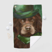 Amerikaanse Cocker Spaniel Golfhanddoek (Insitu)