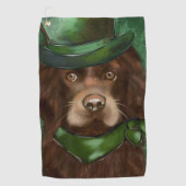 Amerikaanse Cocker Spaniel Golfhanddoek (Voorkant)