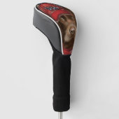 Amerikaanse Cocker Spaniel Golfheadcover (Schuin)