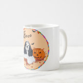 Amerikaanse Cocker Spaniel Halloween Koffiemok (Voorkant rechts)