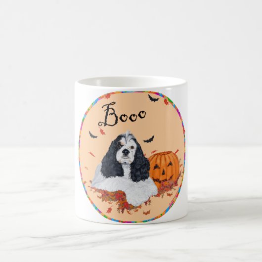 Amerikaanse Cocker Spaniel Halloween Koffiemok (Center)
