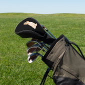 Amerikaanse Cocker Spaniel Illustratie! Golfheadcover (Insitu)