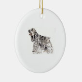 Amerikaanse Cocker Spaniel Keramisch Ornament (Rechts)
