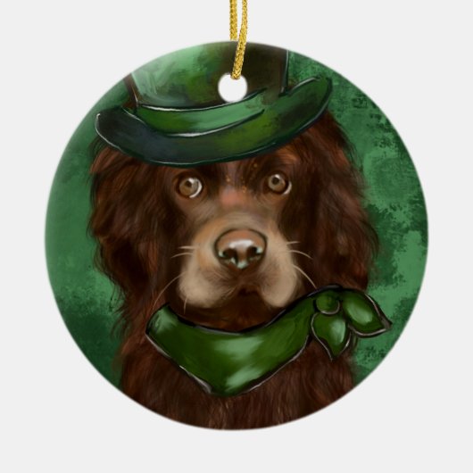 Amerikaanse Cocker Spaniel  Keramisch Ornament (Voorkant)